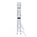 Alumexx Rolsteiger Alumexx Extra 75x250 7,2m werkhoogte tegen de gevel