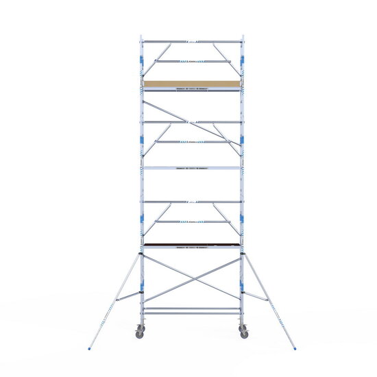 Alumexx Rolsteiger Alumexx Extra 75x250 8,2m werkhoogte tegen de gevel