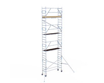 Rolsteiger Alumexx Extra 75x250 9,2m werkhoogte tegen de gevel