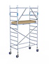Rolsteiger Alumexx Extra 90x190 4,2m werkhoogte tegen de gevel Rolsteiger Alumexx Extra 90x190 4,2m werkhoogte tegen de gevel