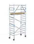 Rolsteiger Alumexx Extra 90x190 5,2m werkhoogte tegen de gevel Rolsteiger Alumexx Extra 90x190 5,2m werkhoogte tegen de gevel