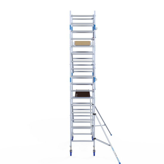 Alumexx Rolsteiger Alumexx Extra 90x190 6,2m werkhoogte tegen de gevel