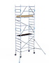 Rolsteiger Alumexx Extra 90x190 6,2m werkhoogte tegen de gevel Rolsteiger Alumexx Extra 90x190 6,2m werkhoogte tegen de gevel