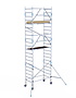 Rolsteiger Alumexx Extra 90x190 7,2m werkhoogte tegen de gevel Rolsteiger Alumexx Extra 90x190 7,2m werkhoogte tegen de gevel