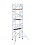 Rolsteiger Alumexx Extra 90x190 8,2m werkhoogte tegen de gevel Rolsteiger Alumexx Extra 90x190 8,2m werkhoogte tegen de gevel