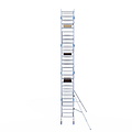 Alumexx Rolsteiger Alumexx Extra 90x190 9,2m werkhoogte tegen de gevel