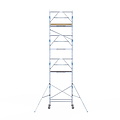 Alumexx Rolsteiger Alumexx Extra 90x190 9,2m werkhoogte tegen de gevel