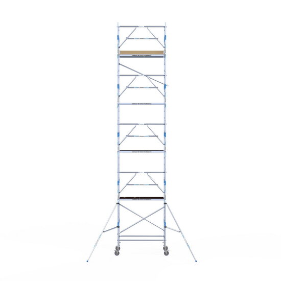 Alumexx Rolsteiger Alumexx Extra 90x190 10,2m werkhoogte tegen de gevel