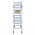 Alumexx Rolsteiger Alumexx Extra 90x250 4,2m werkhoogte tegen de gevel