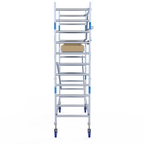 Alumexx Rolsteiger Alumexx Extra 90x250 4,2m werkhoogte tegen de gevel