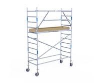 Rolsteiger Alumexx Extra 90x250 4,2m werkhoogte tegen de gevel