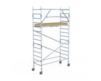 Rolsteiger Alumexx Extra 90x250 5,2m werkhoogte tegen de gevel