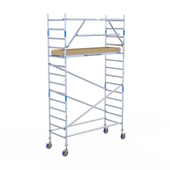 Alumexx Rolsteiger Alumexx Extra 90x250 5,2m werkhoogte tegen de gevel