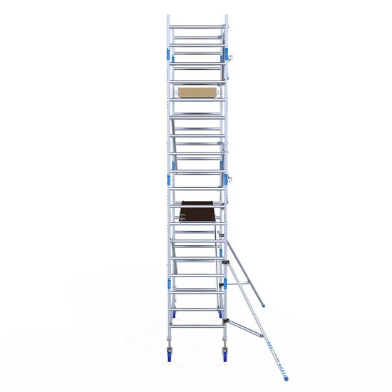 Alumexx Rolsteiger Alumexx Extra 90x250 6,2m werkhoogte tegen de gevel