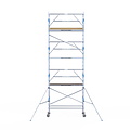 Alumexx Rolsteiger Alumexx Extra 90x250 8,2m werkhoogte tegen de gevel