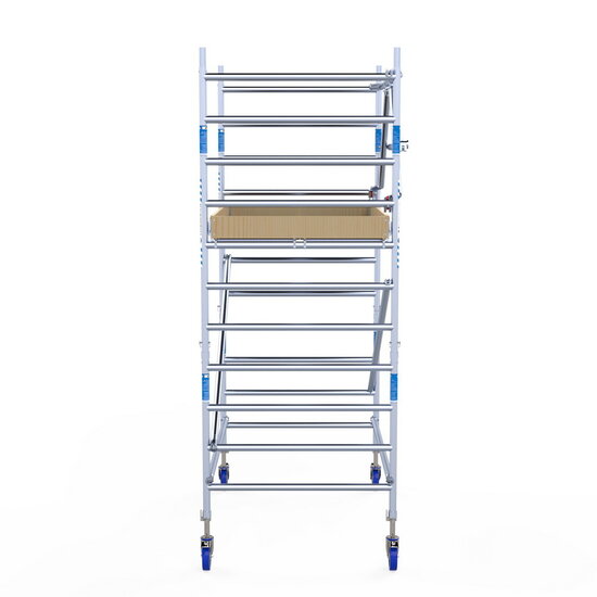 Alumexx Rolsteiger Alumexx Extra 135x190 4,2m werkhoogte tegen de gevel