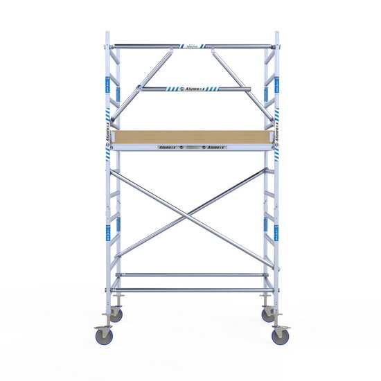 Alumexx Rolsteiger Alumexx Extra 135x190 4,2m werkhoogte tegen de gevel