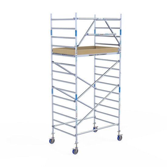 Alumexx Rolsteiger Alumexx Extra 135x190 5,2m werkhoogte tegen de gevel