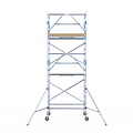 Alumexx Rolsteiger Alumexx Extra 135x190 6,2m werkhoogte tegen de gevel