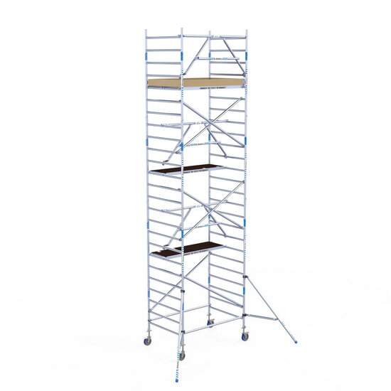 Alumexx Rolsteiger Alumexx Extra 135x190 8,2m werkhoogte tegen de gevel