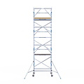 Alumexx Rolsteiger Alumexx Extra 135x190 8,2m werkhoogte tegen de gevel
