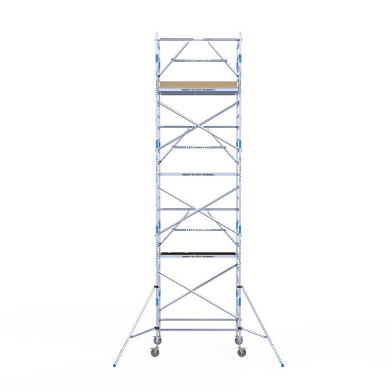 Alumexx Rolsteiger Alumexx Extra 135x190 8,2m werkhoogte tegen de gevel
