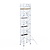 Alumexx Rolsteiger Alumexx Extra 135x190 10,2m werkhoogte tegen de gevel