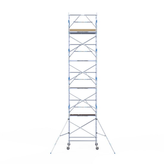 Alumexx Rolsteiger Alumexx Extra 135x190 10,2m werkhoogte tegen de gevel