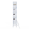 Alumexx Rolsteiger Alumexx Extra 135x190 11,2m werkhoogte tegen de gevel
