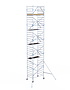 Rolsteiger Alumexx Extra 135x190 11,2m werkhoogte tegen de gevel