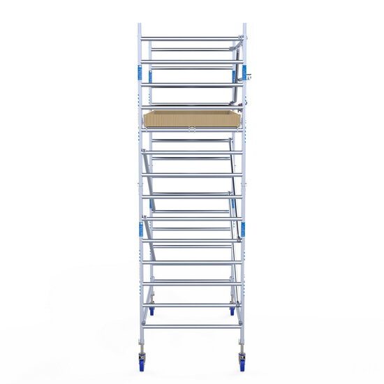 Alumexx Rolsteiger Alumexx Extra 135x250 5,2m werkhoogte tegen de gevel
