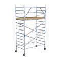Alumexx Rolsteiger Alumexx Extra 135x250 5,2m werkhoogte tegen de gevel
