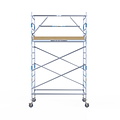 Alumexx Rolsteiger Alumexx Extra 135x250 5,2m werkhoogte tegen de gevel
