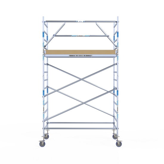 Alumexx Rolsteiger Alumexx Extra 135x250 5,2m werkhoogte tegen de gevel