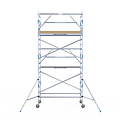 Alumexx Rolsteiger Alumexx Extra 135x250 6,2m werkhoogte tegen de gevel