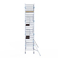 Alumexx Rolsteiger Alumexx Extra 135x250 8,2m werkhoogte tegen de gevel