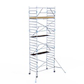 Alumexx Rolsteiger Alumexx Extra 135x250 8,2m werkhoogte tegen de gevel