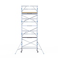 Alumexx Rolsteiger Alumexx Extra 135x250 8,2m werkhoogte tegen de gevel