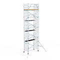 Alumexx Rolsteiger Alumexx Extra 135x250 10,2m werkhoogte tegen de gevel
