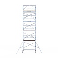 Alumexx Rolsteiger Alumexx Extra 135x250 10,2m werkhoogte tegen de gevel