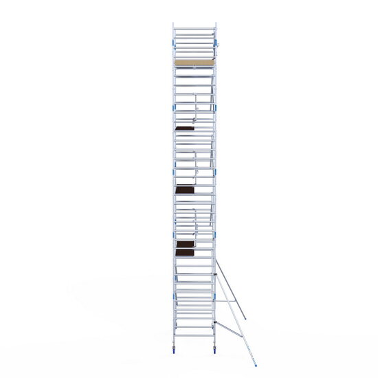 Alumexx Rolsteiger Alumexx Extra 135x250 11,2m werkhoogte tegen de gevel