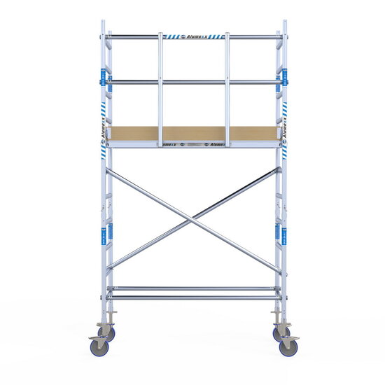 Alumexx Rolsteiger Alumexx Light 75x190 4,2m werkhoogte tegen de gevel