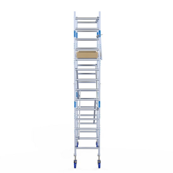 Alumexx Rolsteiger Alumexx Light 75x190 5,2m werkhoogte tegen de gevel