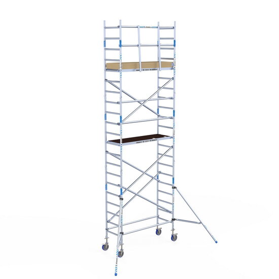 Alumexx Rolsteiger Alumexx Light 75x190 7,2m werkhoogte tegen de gevel