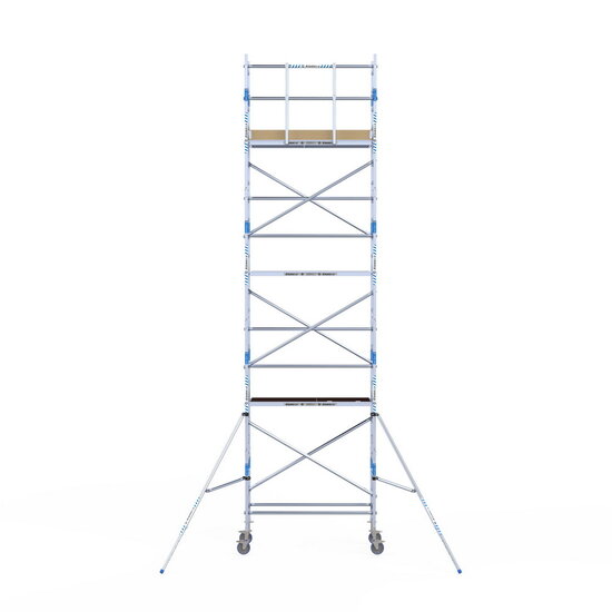 Alumexx Rolsteiger Alumexx Light 75x190 8,2m werkhoogte tegen de gevel