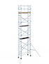 Rolsteiger Alumexx Light 75x190 9,2m werkhoogte tegen de gevel