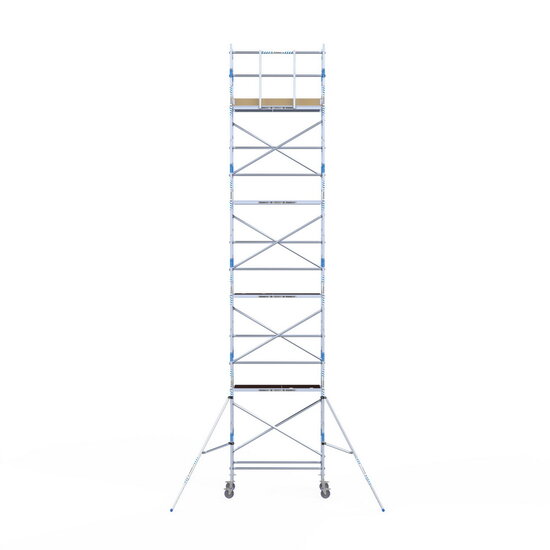 Alumexx Rolsteiger Alumexx Light 75x190 10,2m werkhoogte tegen de gevel