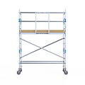 Alumexx Rolsteiger Alumexx Light 75x250 4,2m werkhoogte tegen de gevel