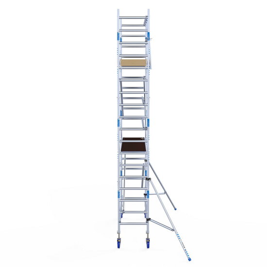 Alumexx Rolsteiger Alumexx Light 75x250 6,2m werkhoogte tegen de gevel