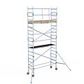 Alumexx Rolsteiger Alumexx Light 75x250 6,2m werkhoogte tegen de gevel